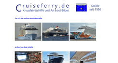 Desktop Screenshot of cruiseferry.de